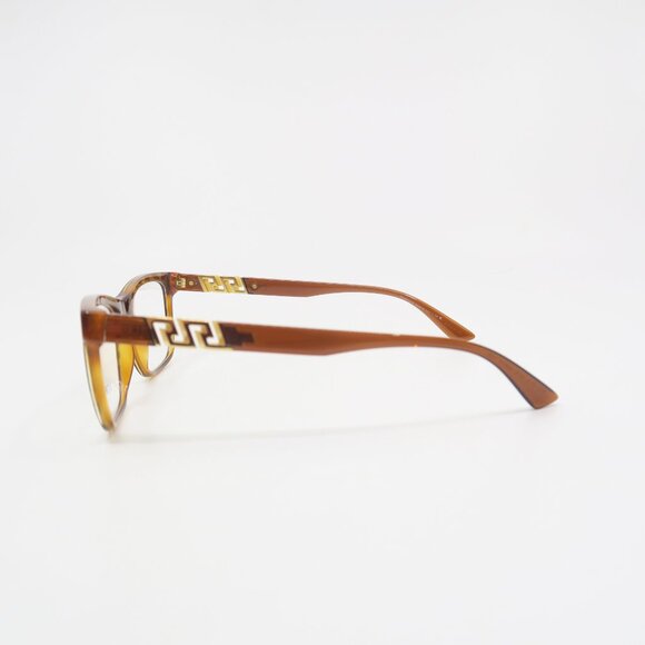 Versace VE 3319 5354 53mm Brown Monogram Logo New Women's Eyeglasses. - Picture 8 of 9